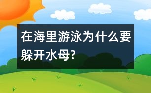 在海里游泳為什么要躲開水母?