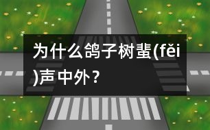 為什么鴿子樹蜚(fěi)聲中外？