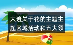 大班關(guān)于花的主題主題區(qū)域活動和五大領(lǐng)域怎么設(shè)計？