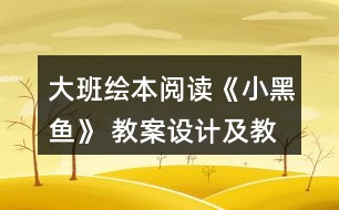 大班繪本閱讀《小黑魚》 教案設計及教學反思
