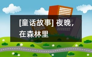[童話故事] 夜晚，在森林里